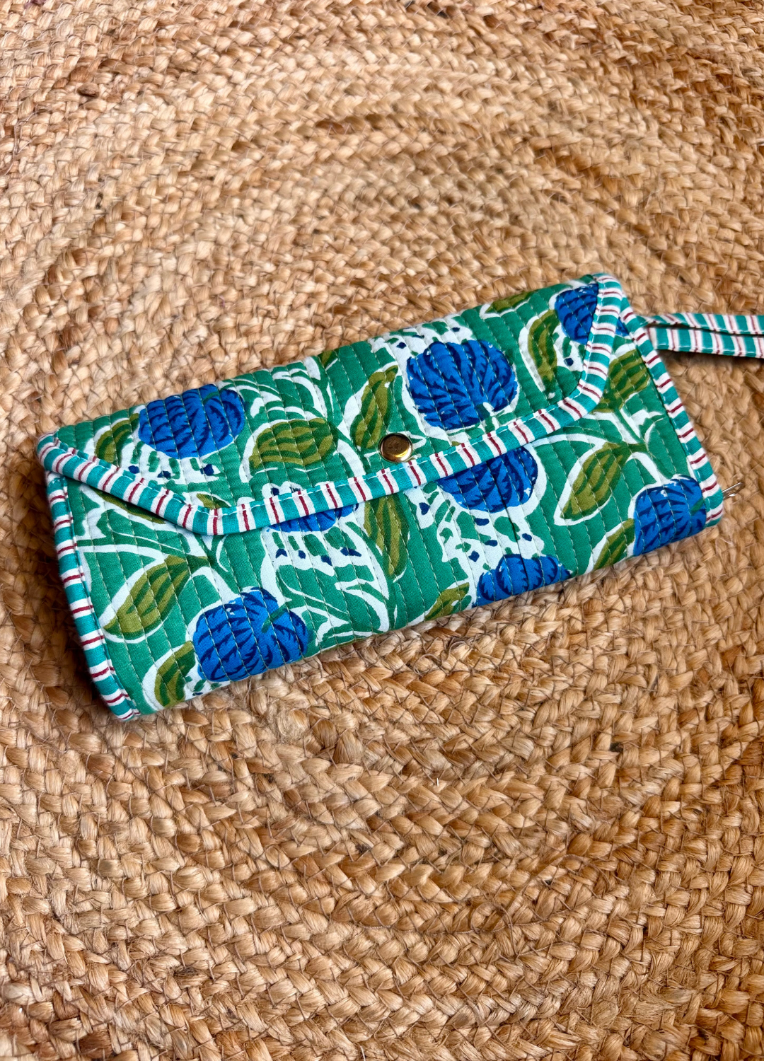Roll Up Pouch - Blue