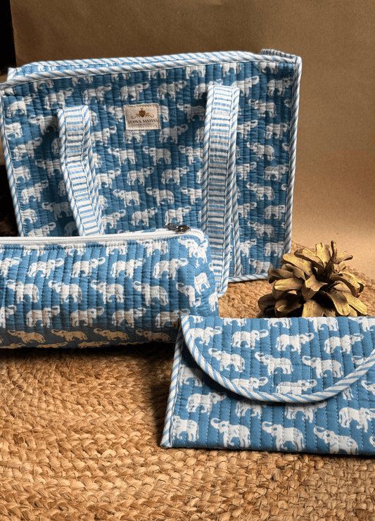 Set of 3 Kids Combo- Mini Tote, Pouch, Purse