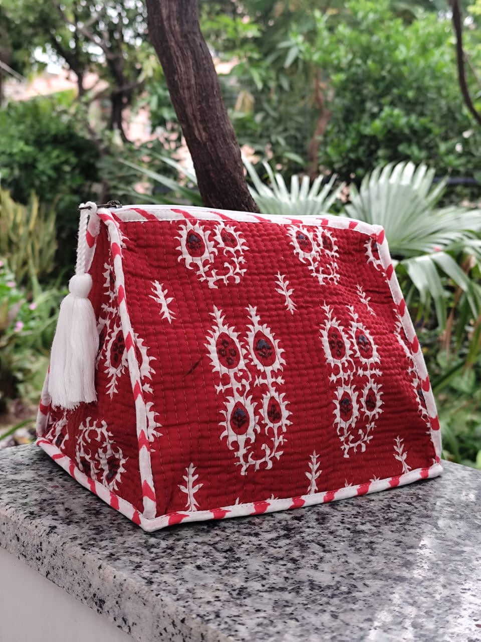 Triangular Vanity Bag