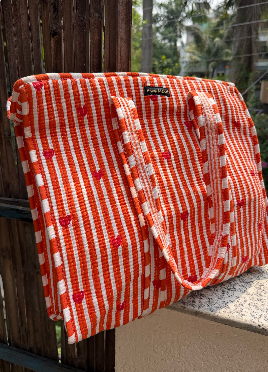 Hand Block Printed Big Tote Bag