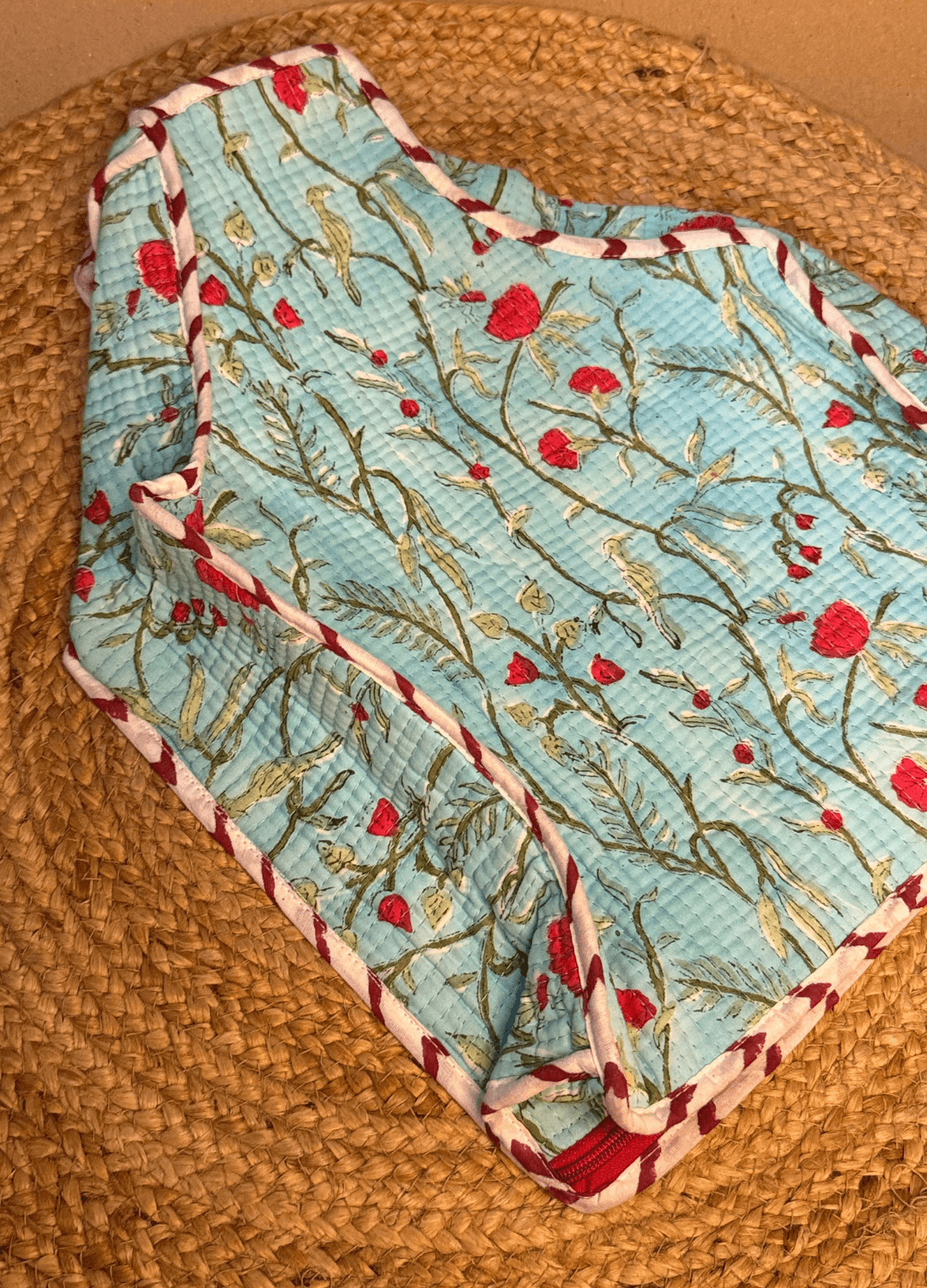 BLOCKPRINT - ZIPPER BLOUSE BAGS