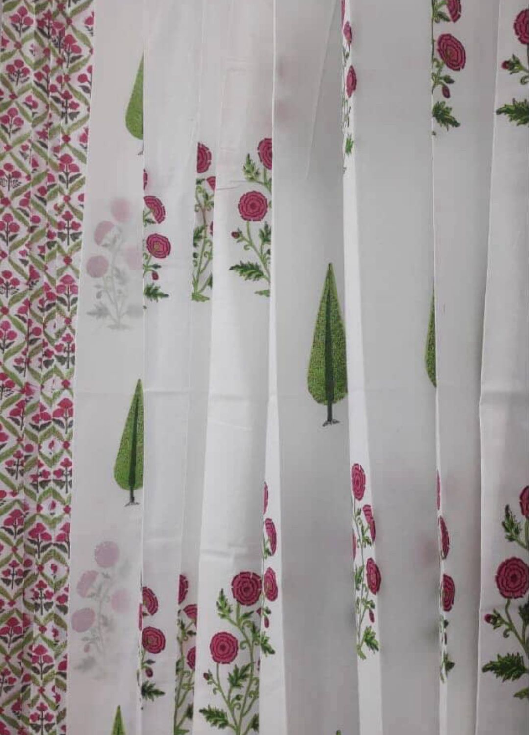 Pariza Hand Block Print Curtains