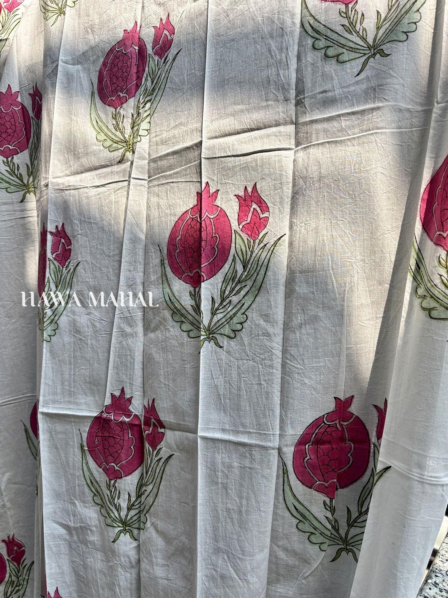 Nikhat Collection Block Print Curtains(Price for 1 Pc)