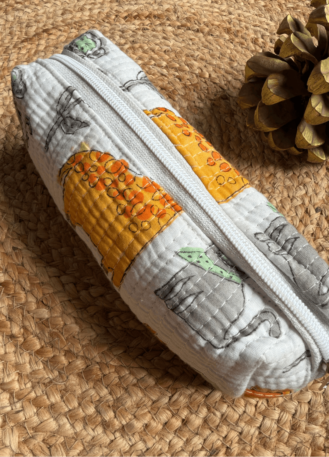 Pencil Pouch - White