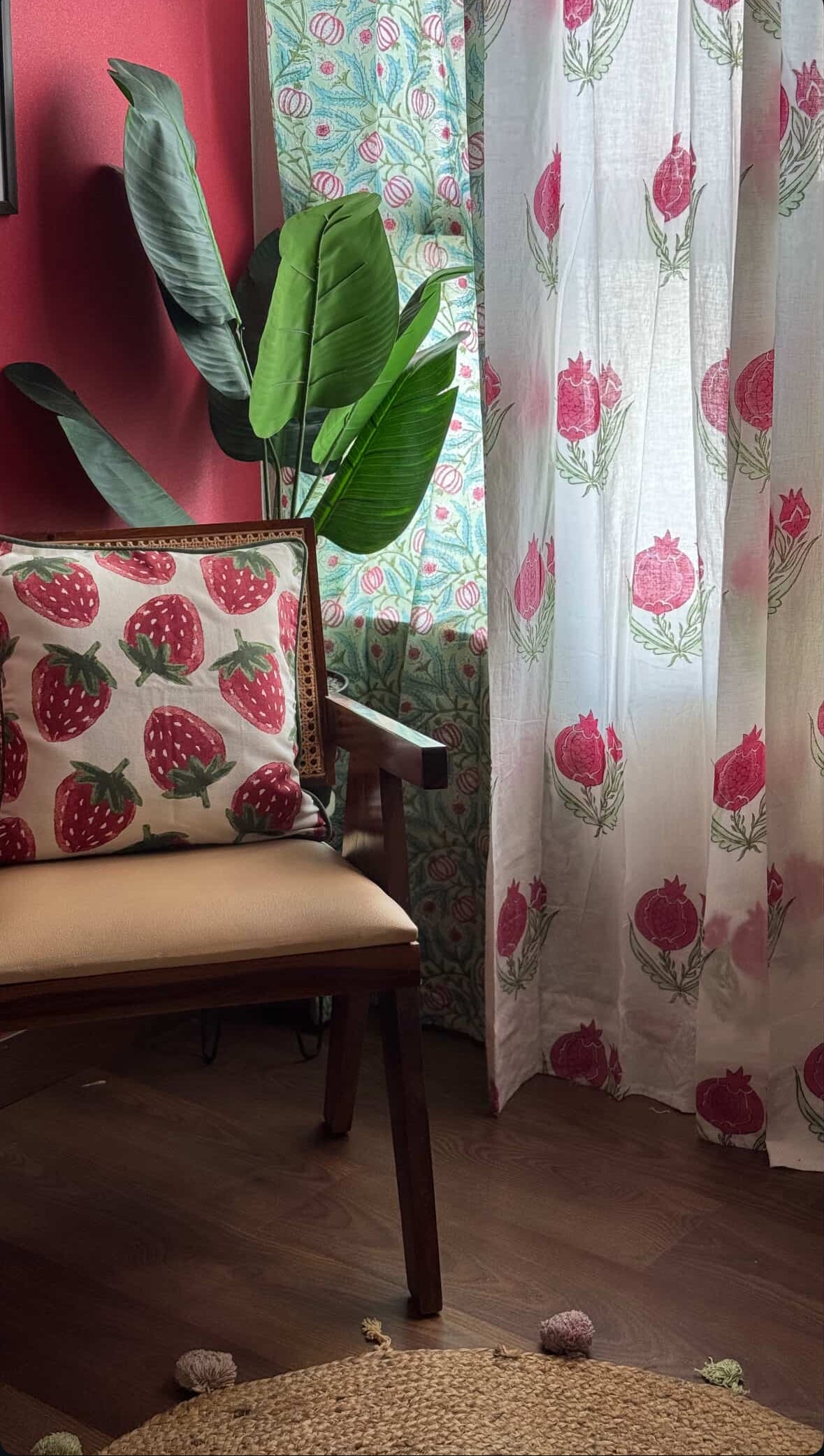 Nikhat Collection Block Print Curtains