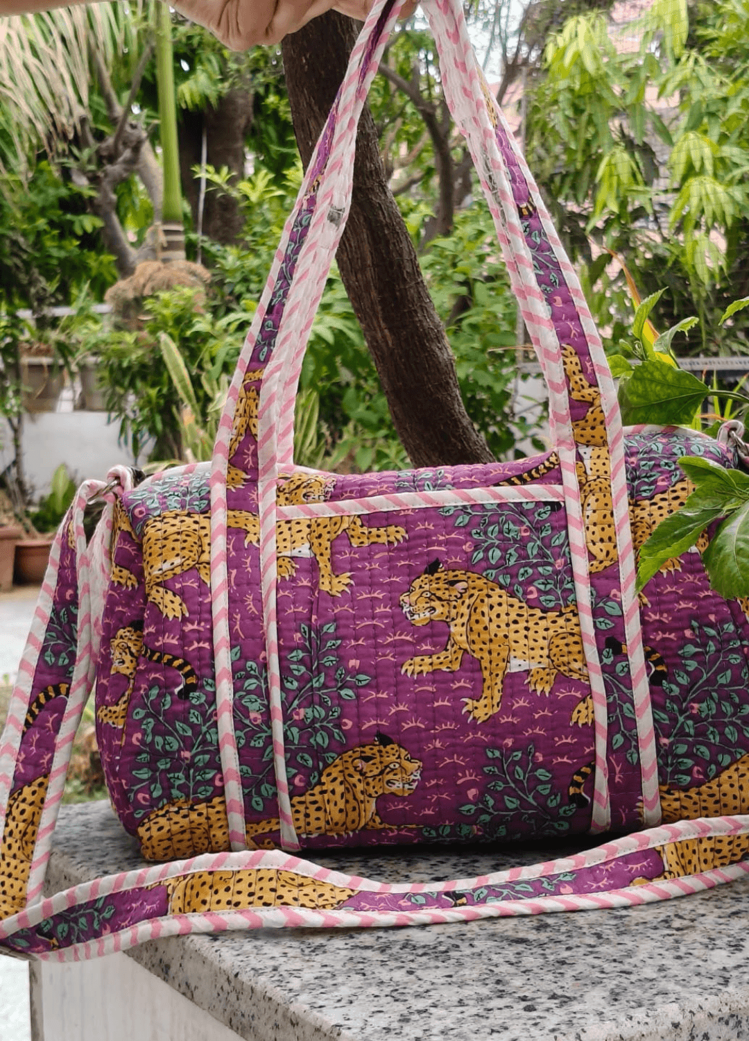 Mini Duffle Bag - Purple