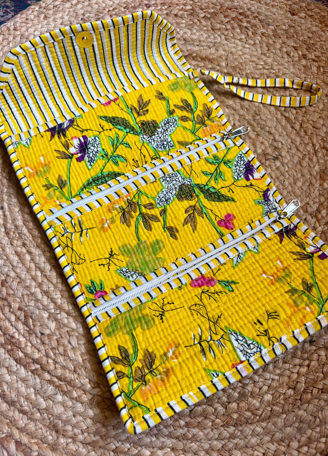 Roll Up Pouch - Yellow