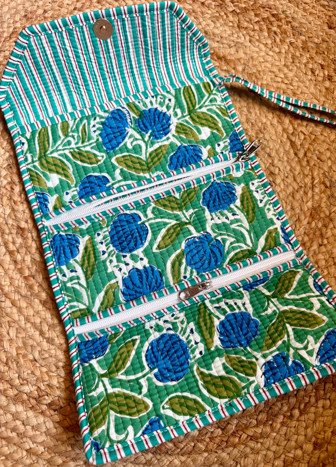 Roll Up Pouch - Blue