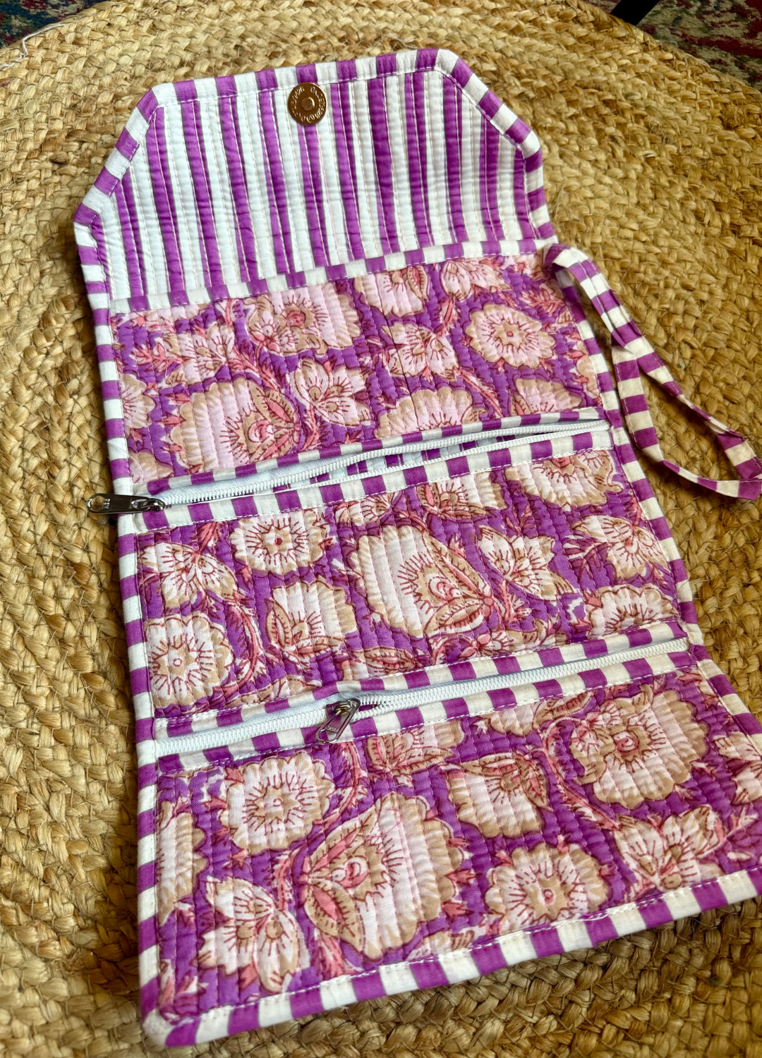 Roll Up Pouch - Purple