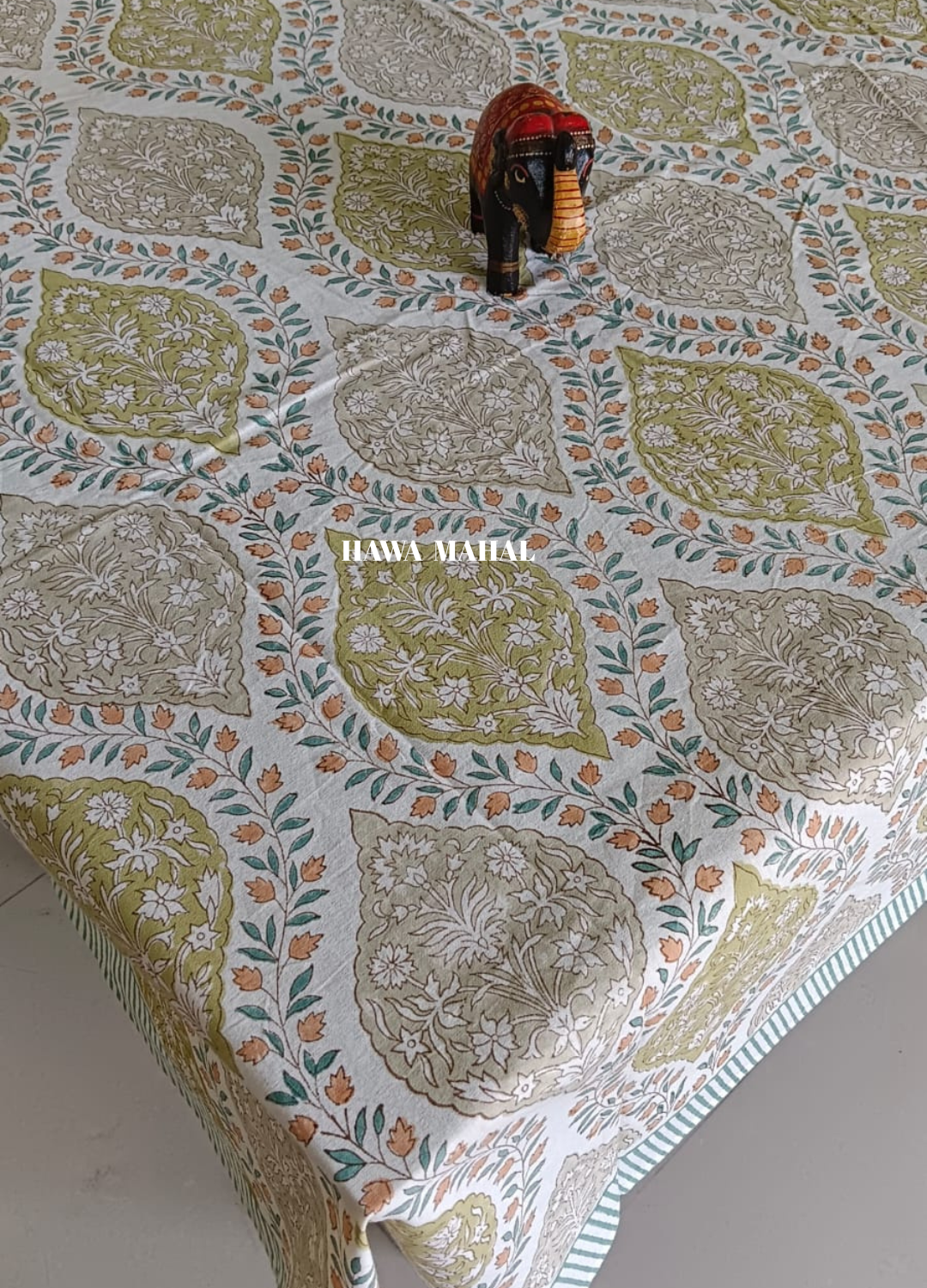 Pista Handblock Printed Table Cover