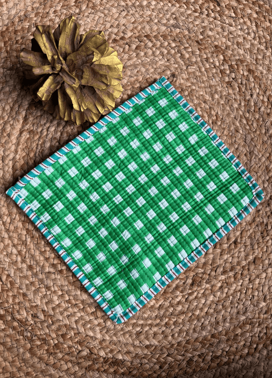 Handblock Flat Pouch