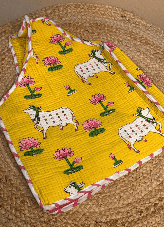 BLOCKPRINT - ZIPPER BLOUSE BAGS