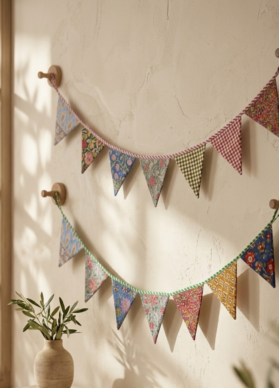 BLOCK PRINTED BUNTING