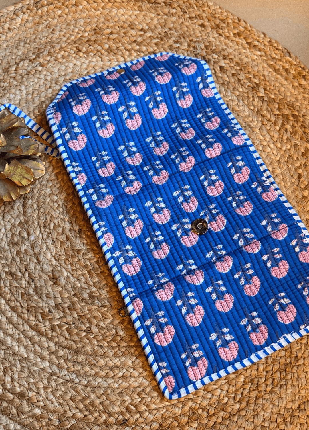 Roll Up Pouch - Blue