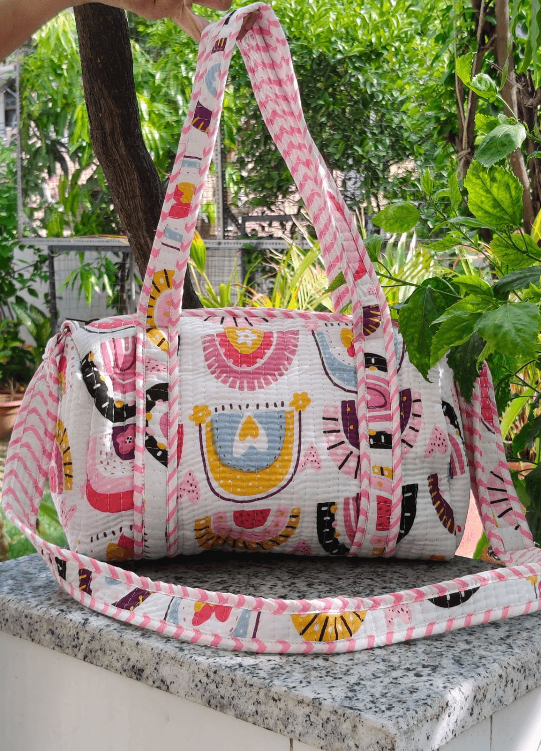 Mini Duffle Bag - Pink