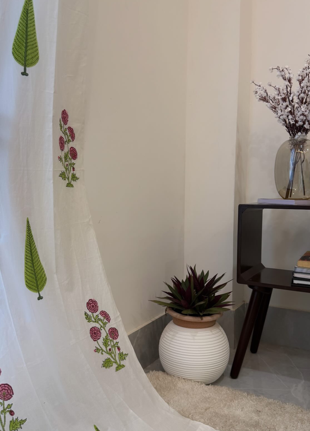 Pariza Hand Block Print Curtains