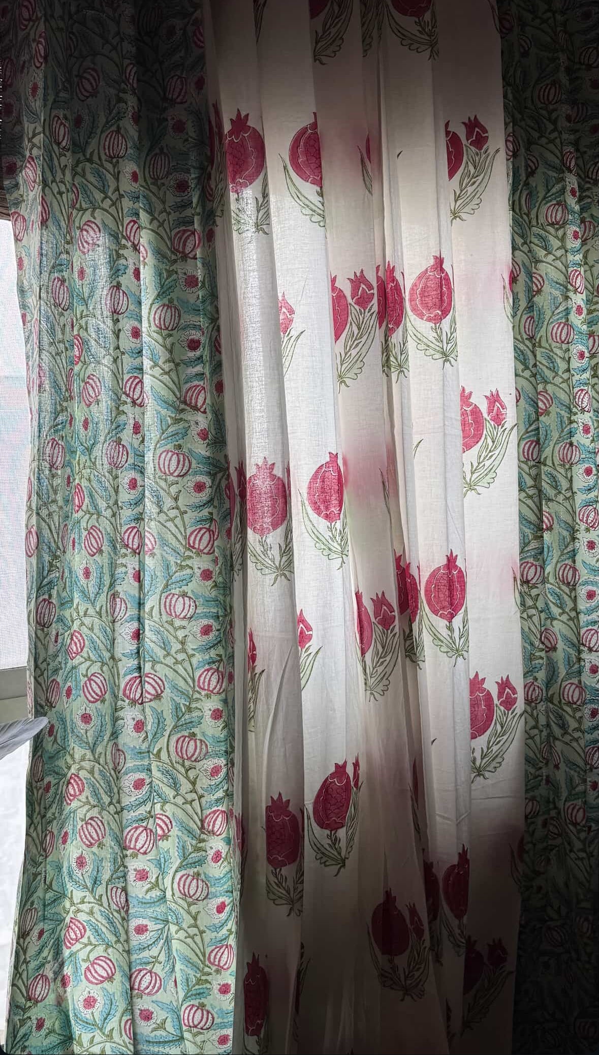 Nikhat Collection Block Print Curtains
