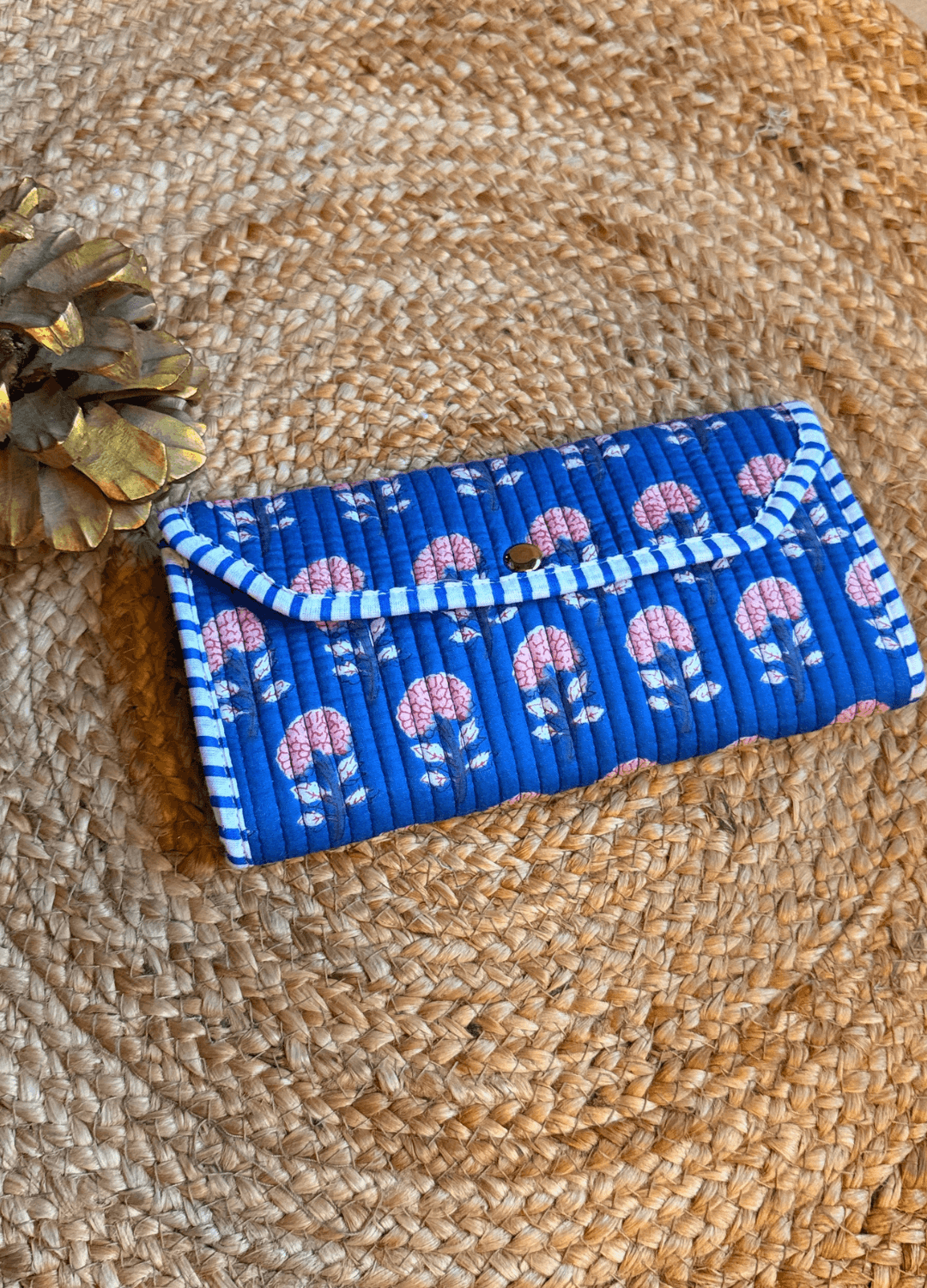 Roll Up Pouch - Blue