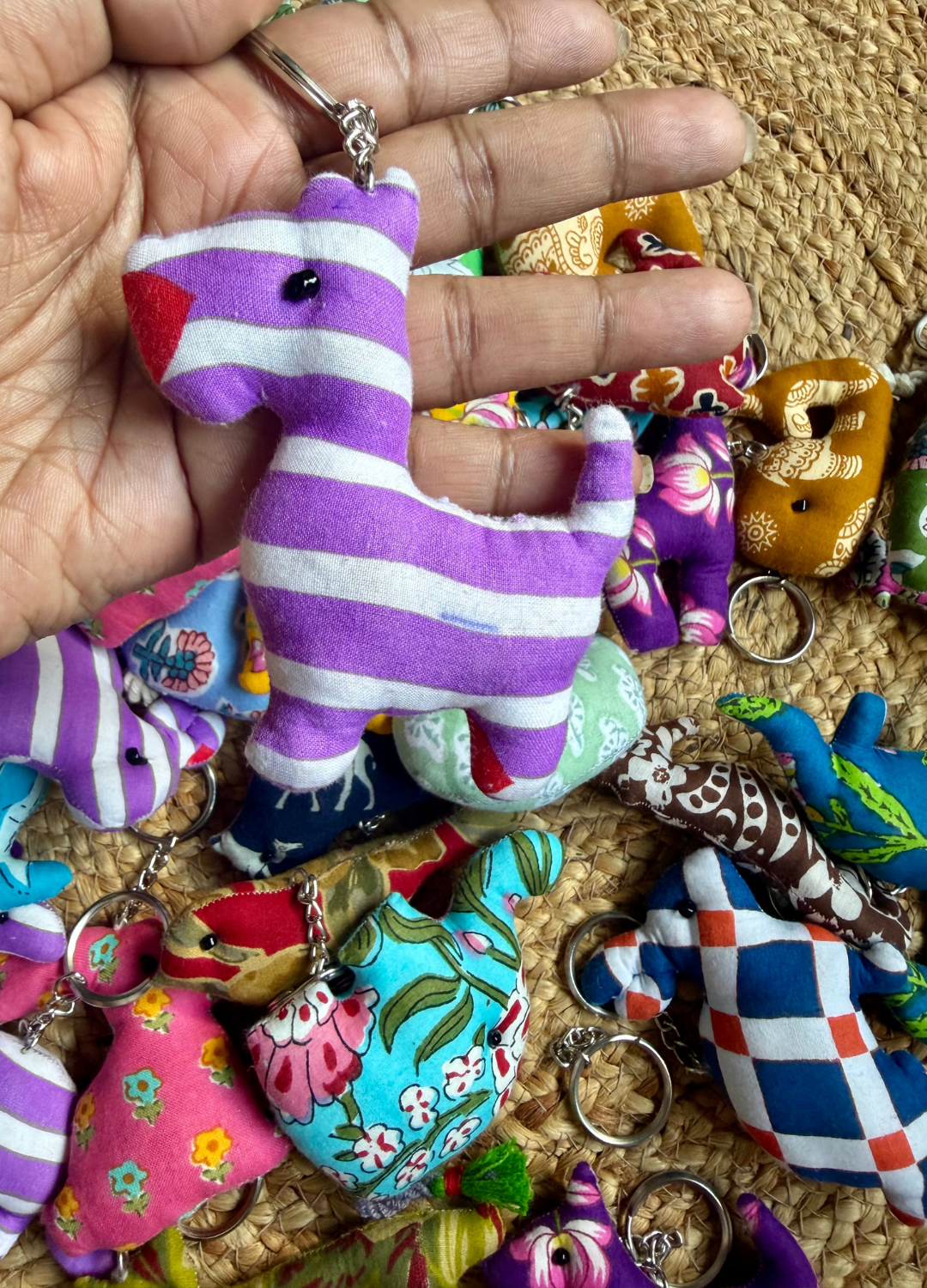 FABRIC KEYCHAINS