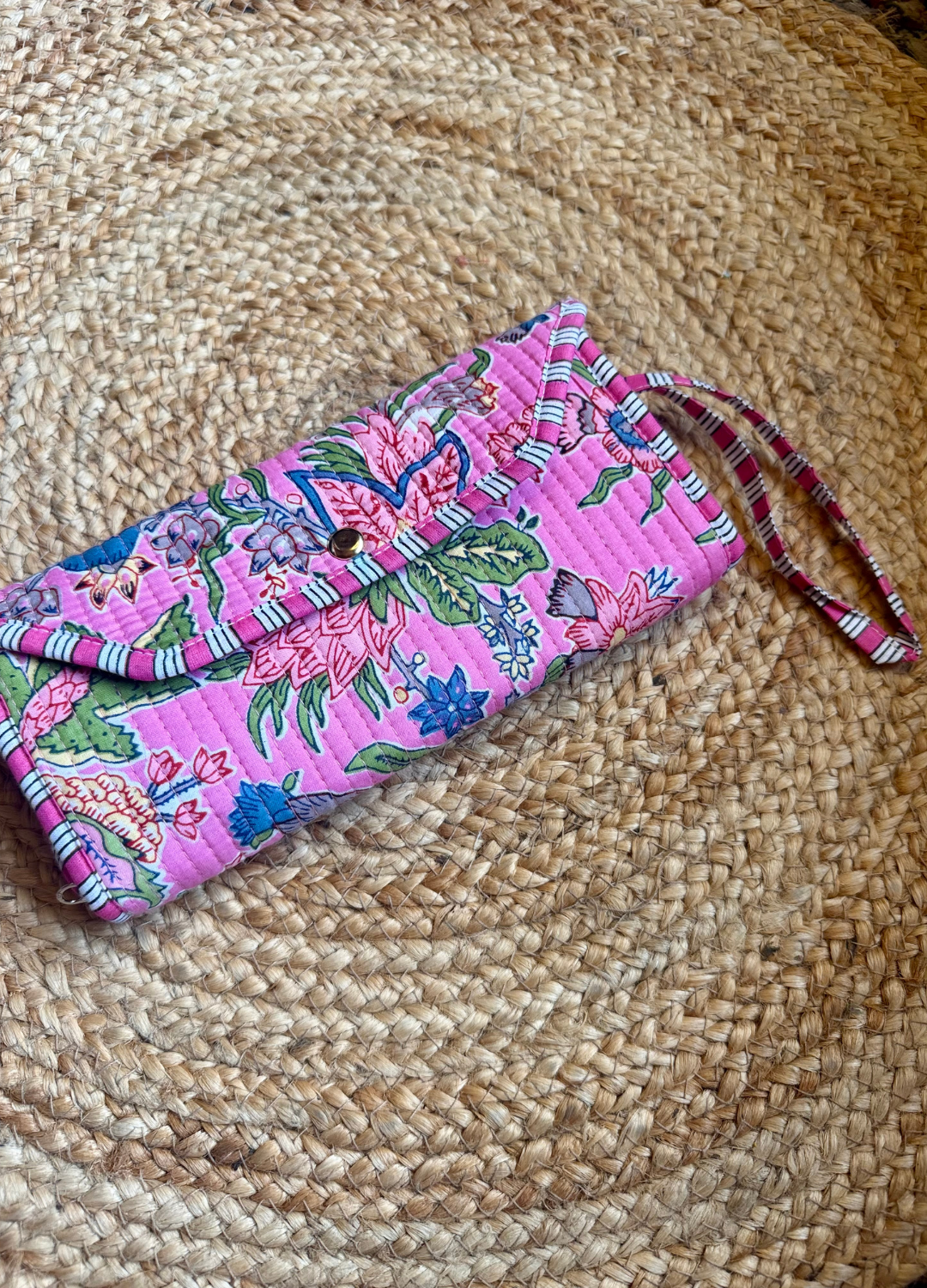 Roll Up Pouch - Pink