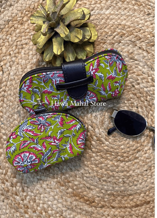 Sunglasses Cover & Mini pouch Combo -2 pc set