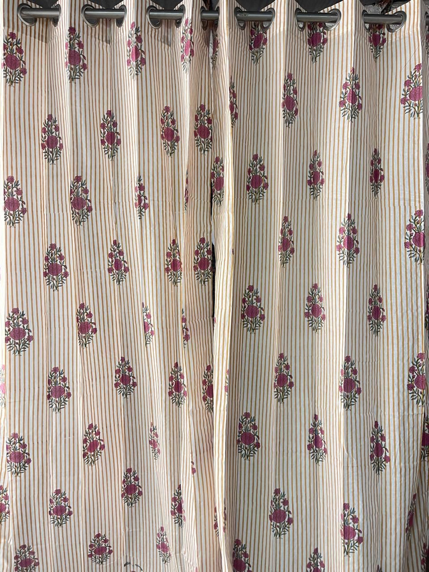 Gulnaar Collection Block Print Curtains
