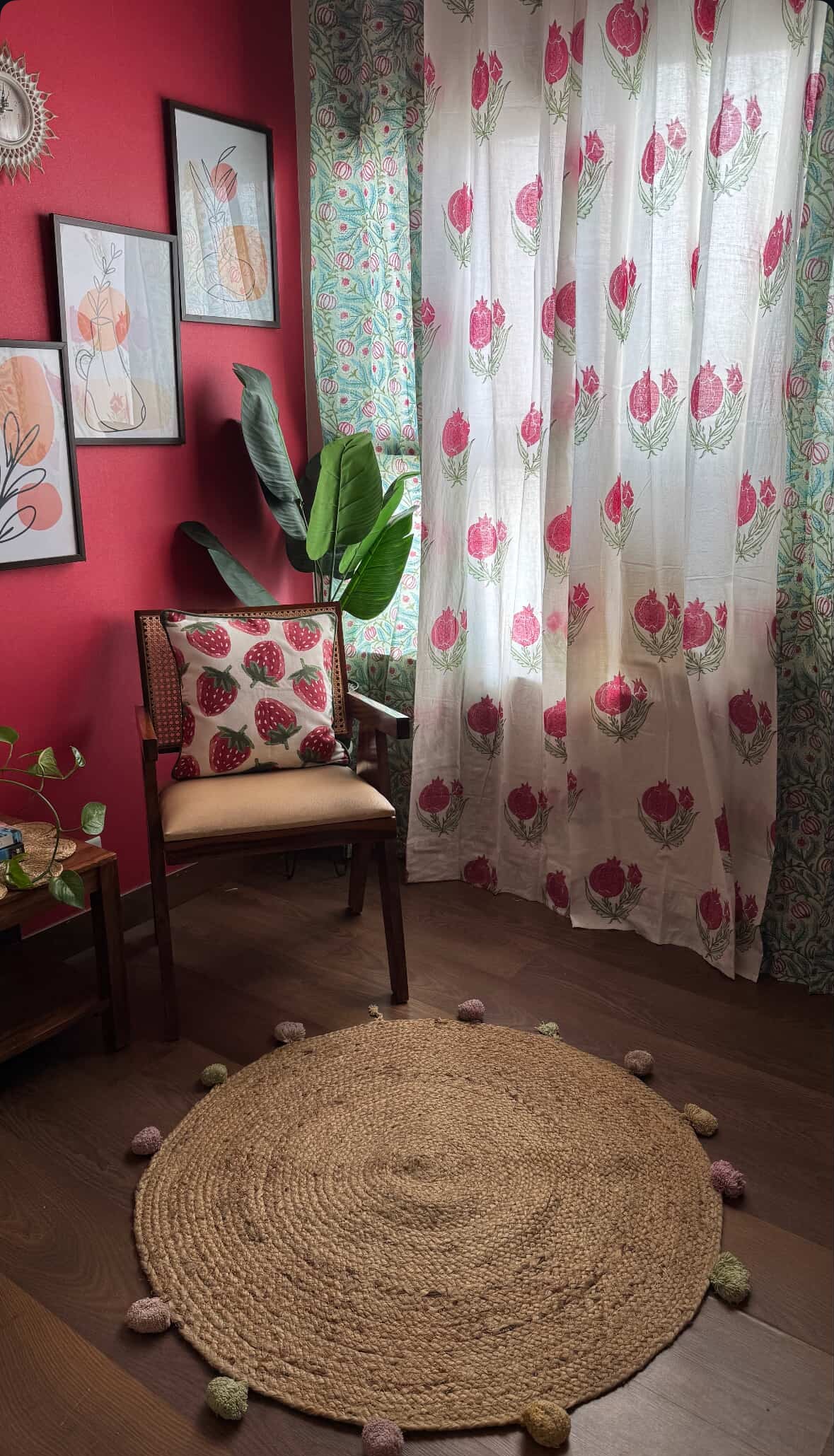 Nikhat Collection Block Print Curtains