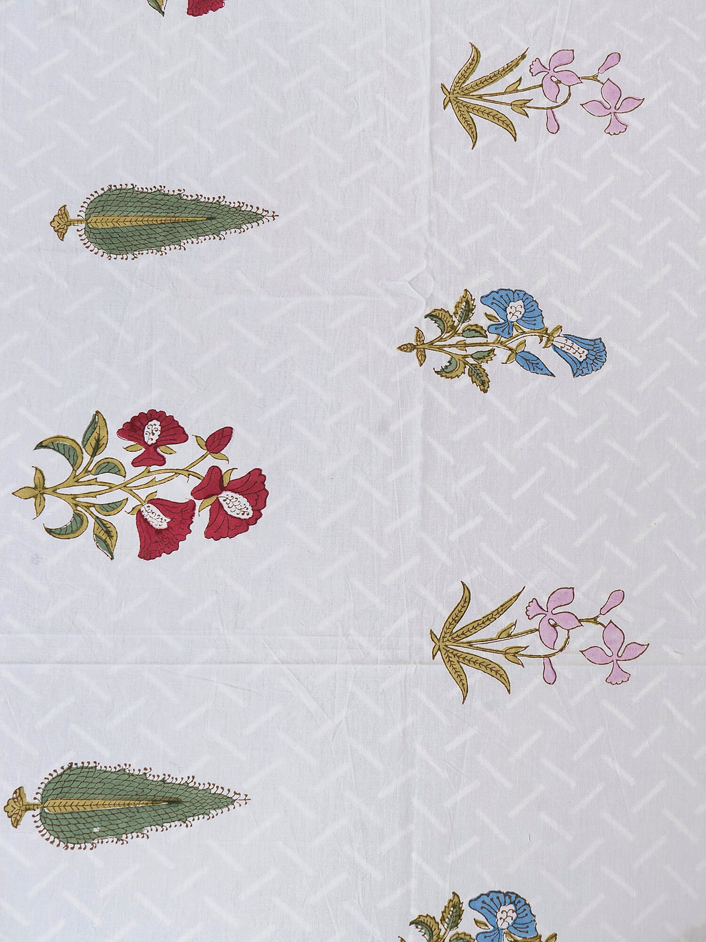 Phool Bagh Collection - Hand Block Printed Muslin Dohar – Single (60 x 90 inch) - (Set of 2)