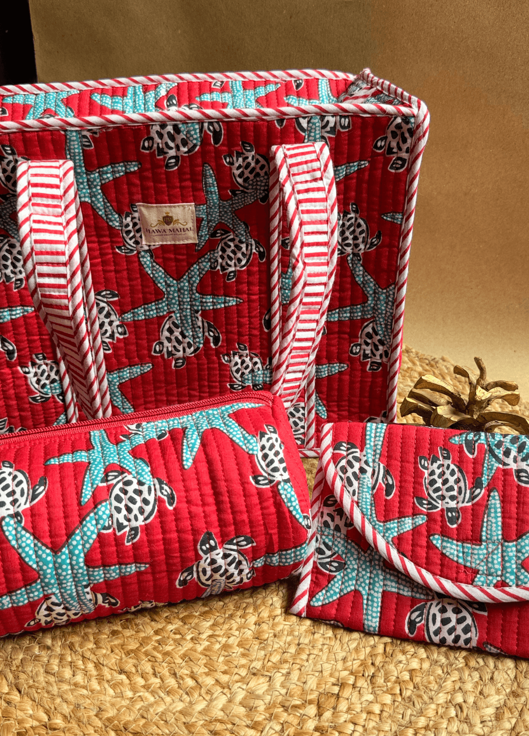 Set of 3 Kids Combo- Mini Tote, Pouch, Purse