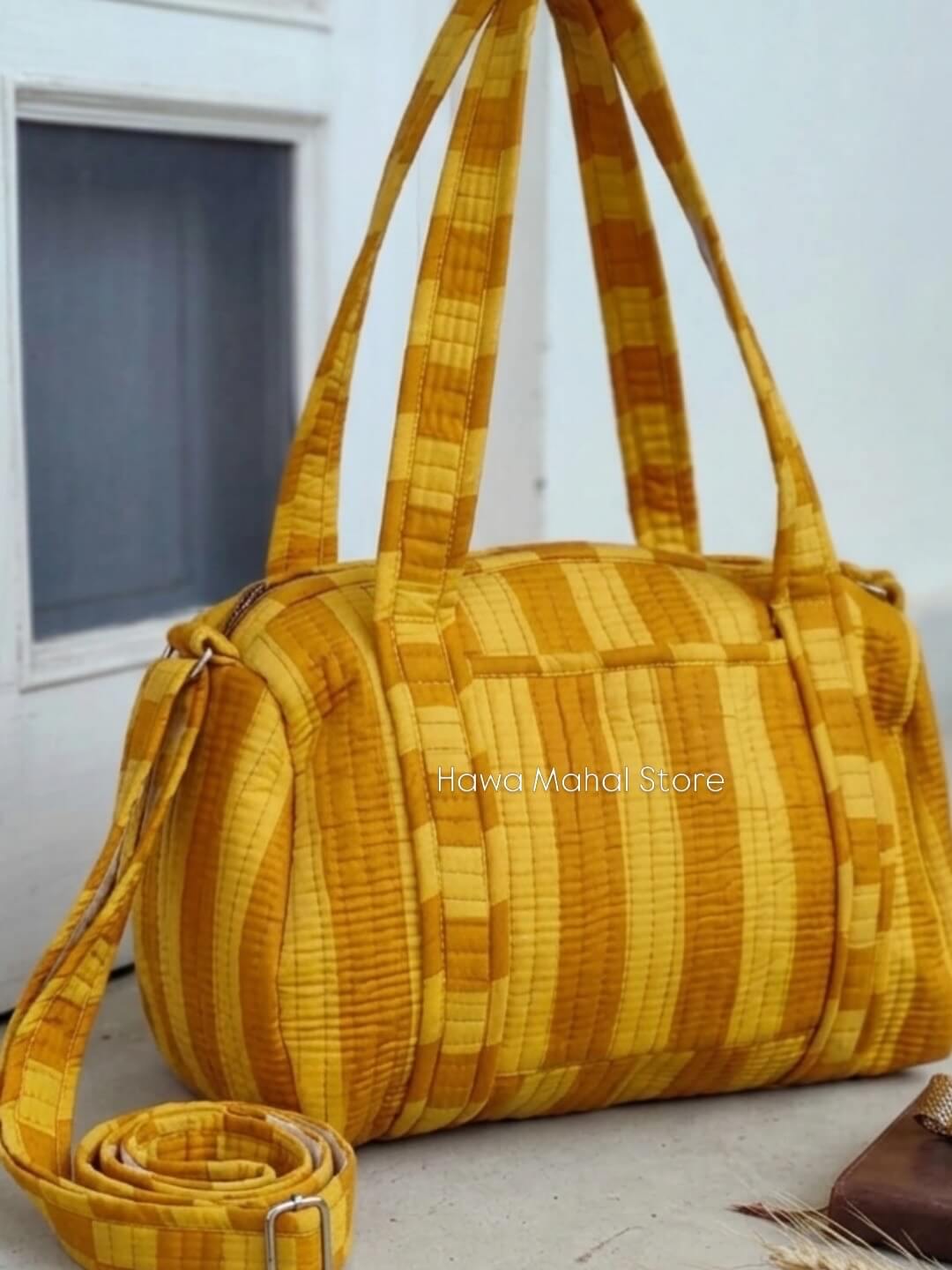 Mini Duffle Bag - Yellow