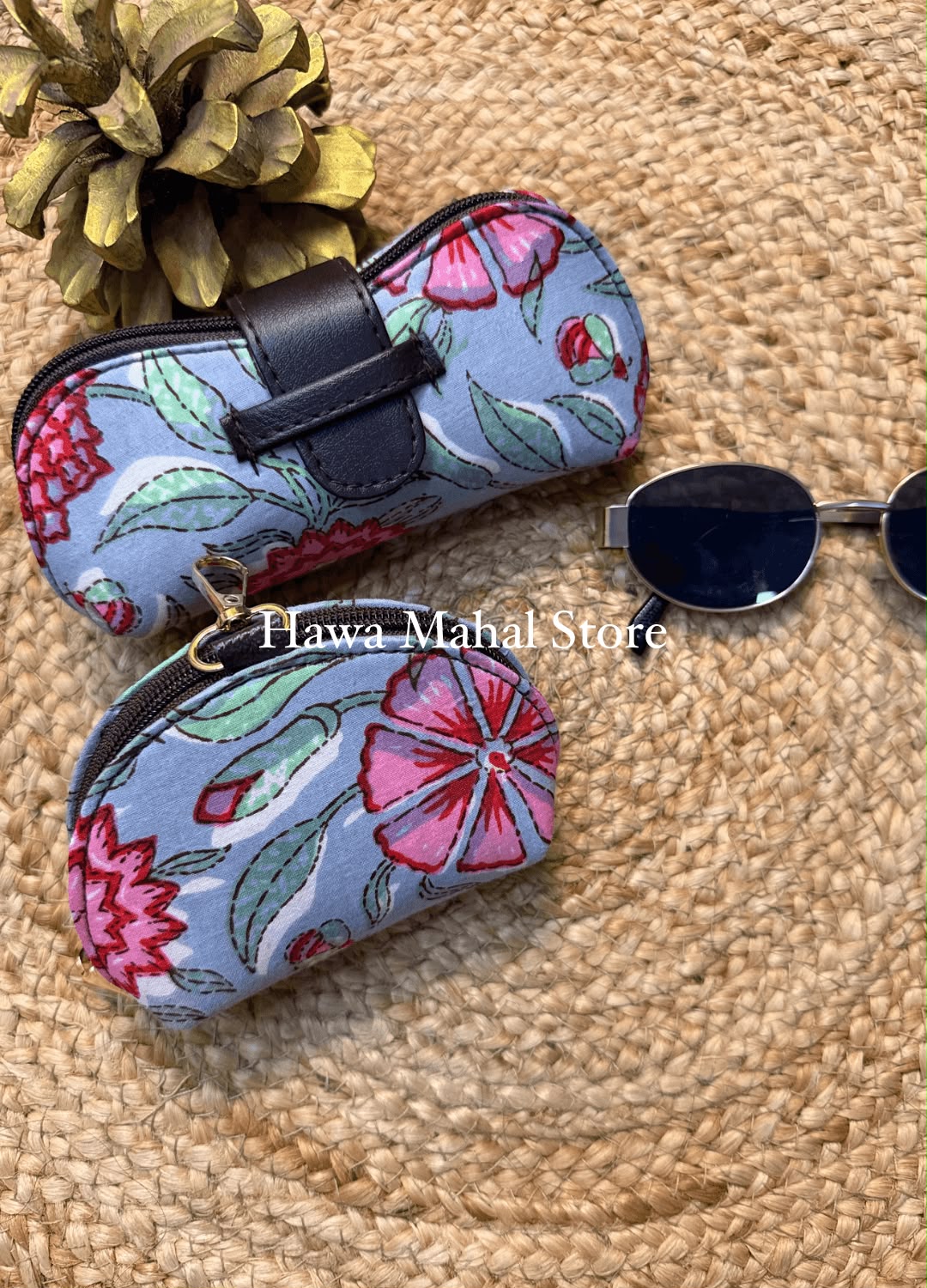 Sunglasses Cover & Mini pouch Combo -2 pc set
