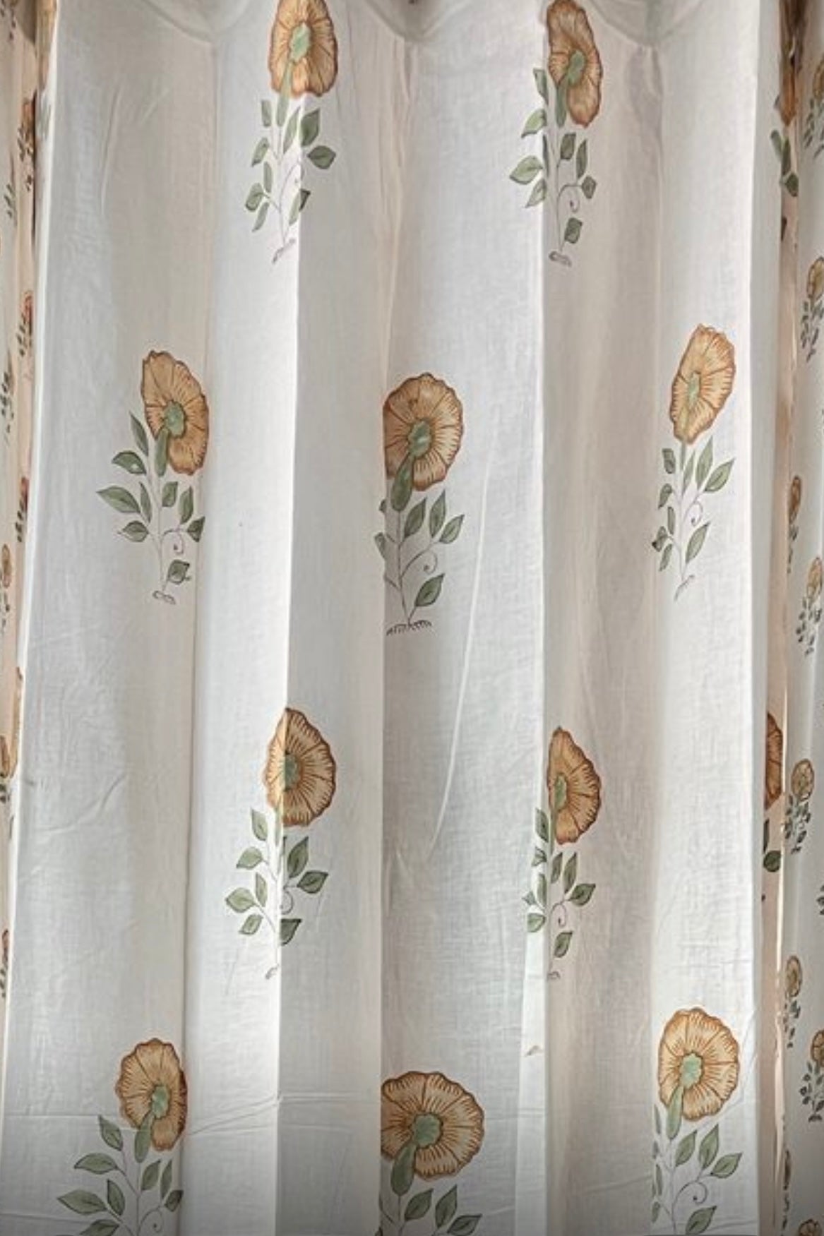 Champa Bagh Collection Block Print Curtain