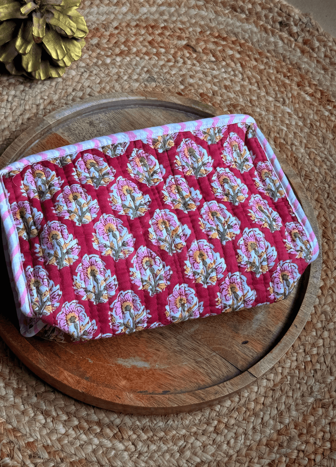 Handblock Travel Utility Pouch