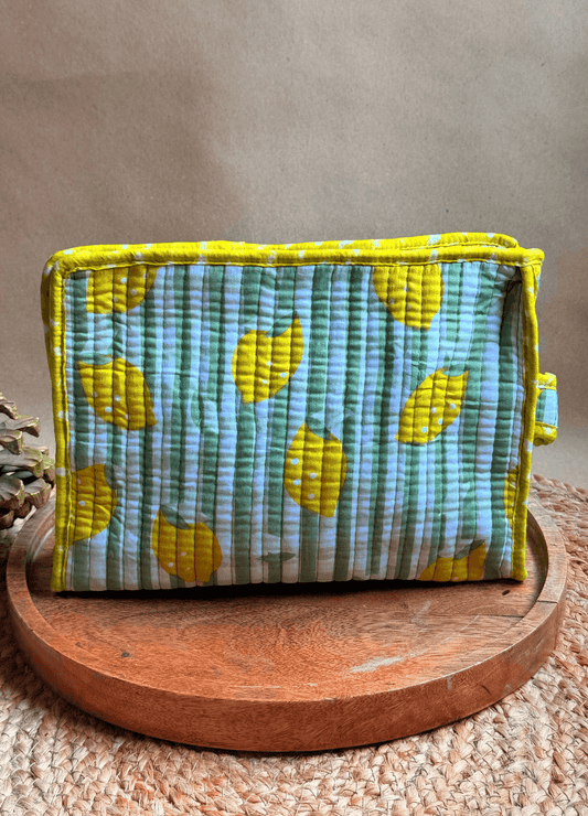 Handblock Travel Utility Pouch