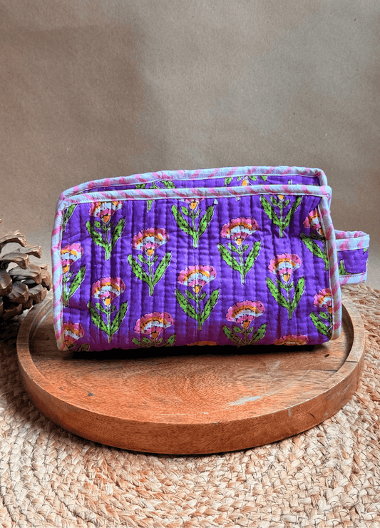 Handblock Travel Utility Pouch
