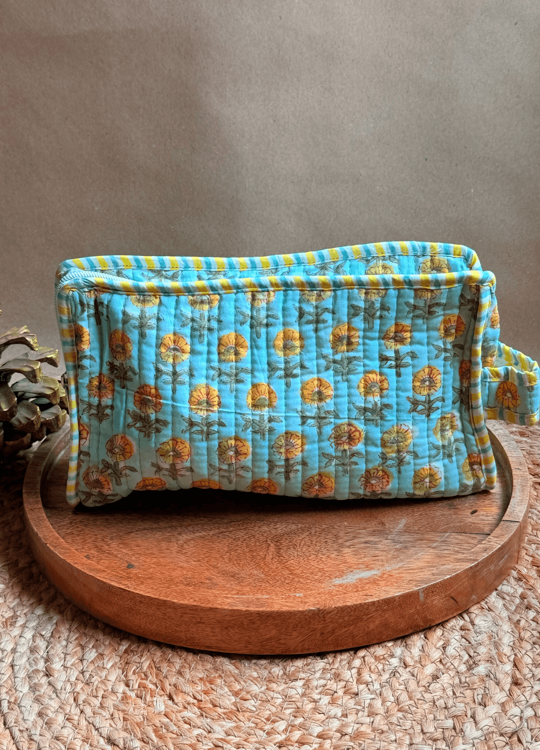 Handblock Travel Utility Pouch
