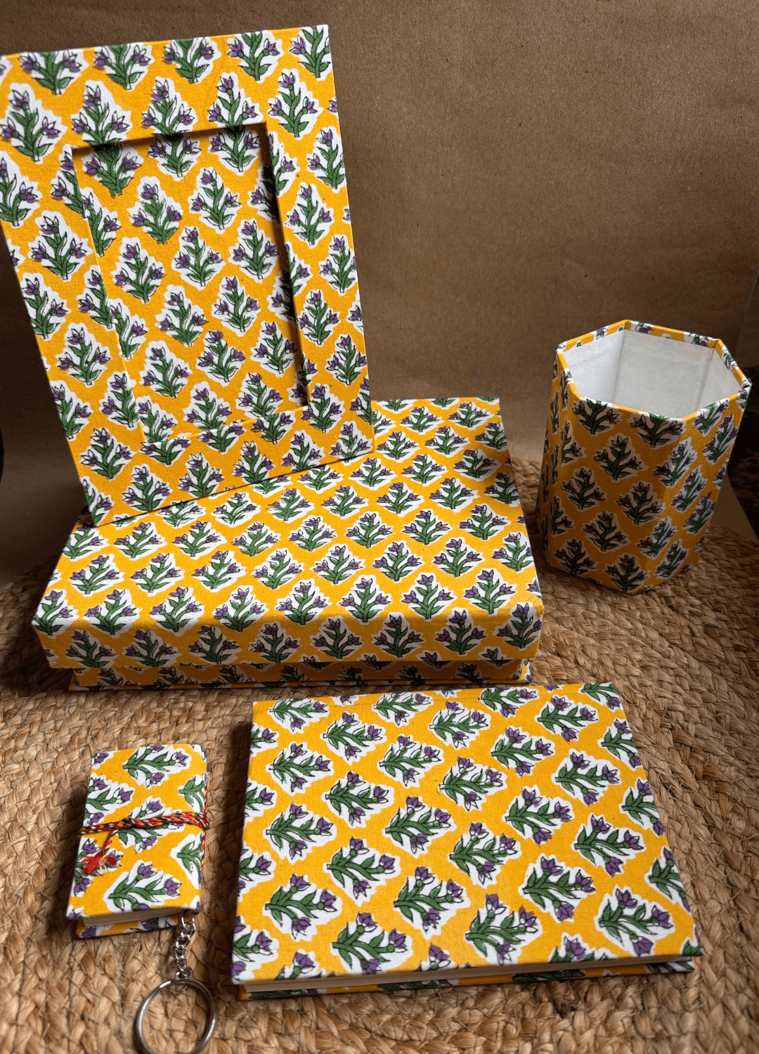 Hamper Box- 5 pc Yellow