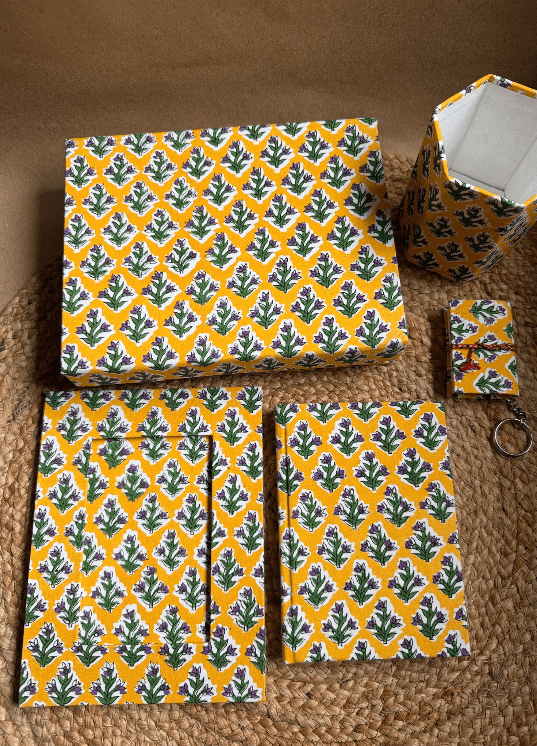 Hamper Box- 5 pc Yellow