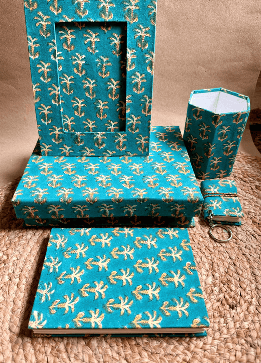 Hamper Box- 5 pc Teal
