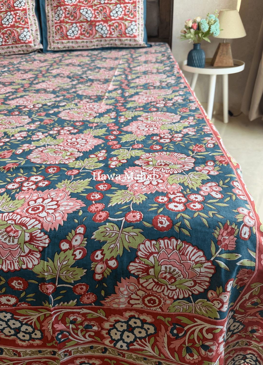 Rajputana Collection - Cotton Bedsheet with Pillow Covers (100 x 108 inches)
