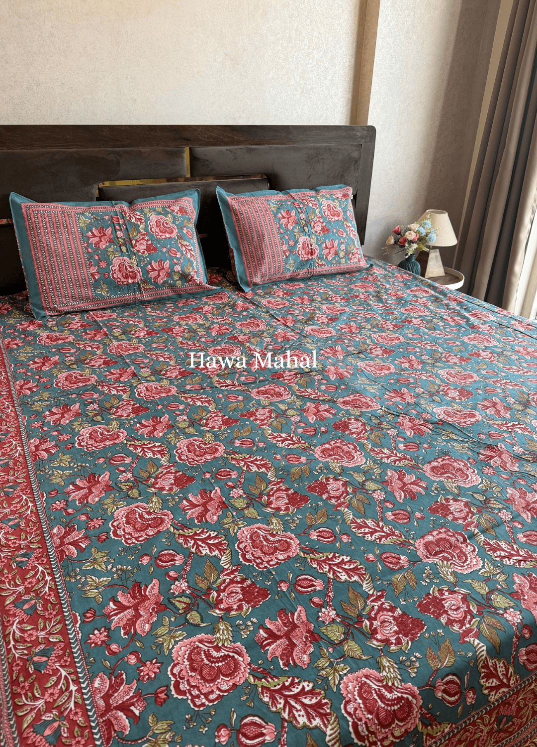 Rajputana Collection - Cotton Bedsheet with Pillow Covers (100 x 108 inches)