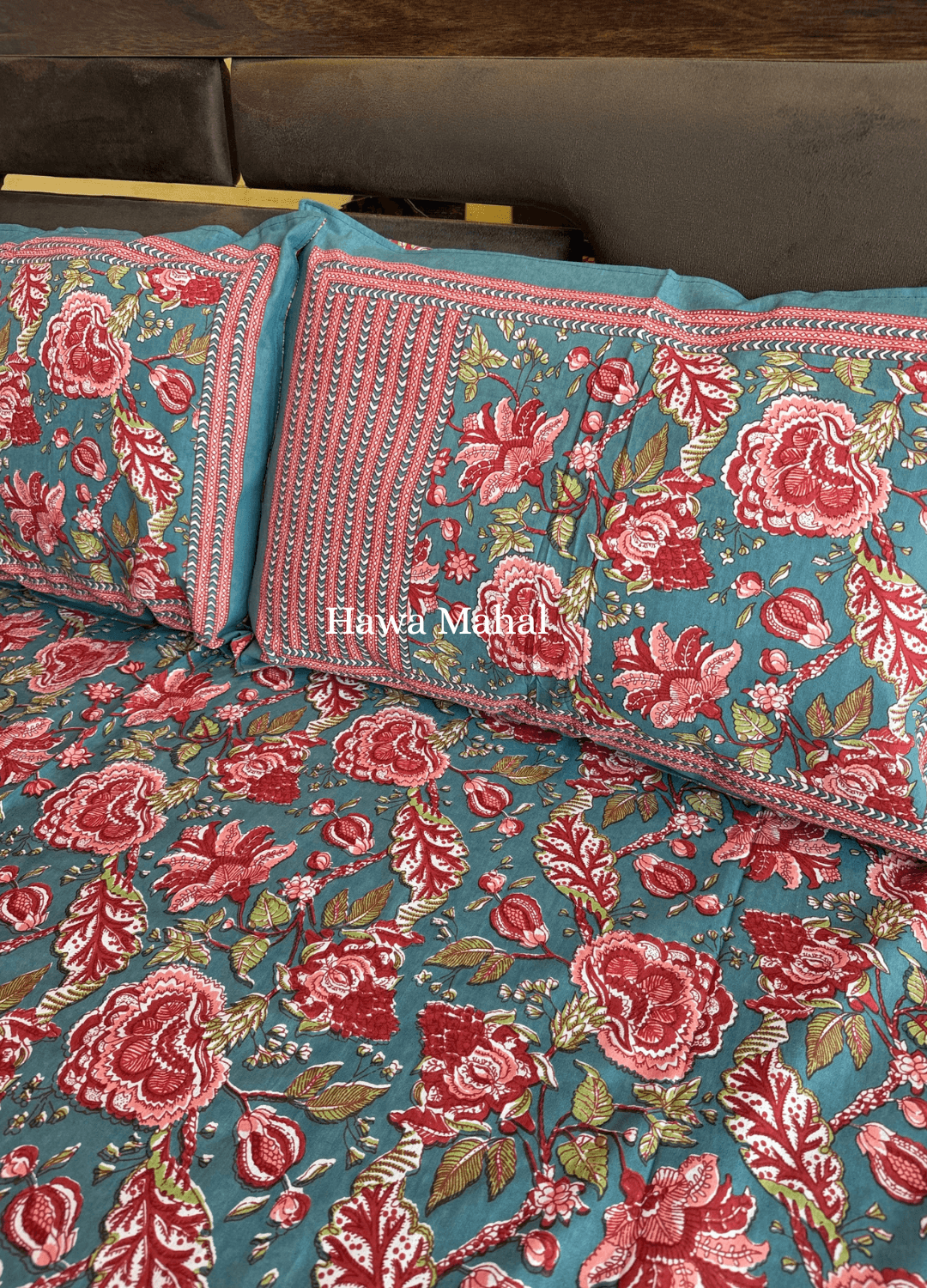 Rajputana Collection - Cotton Bedsheet with Pillow Covers (100 x 108 inches)
