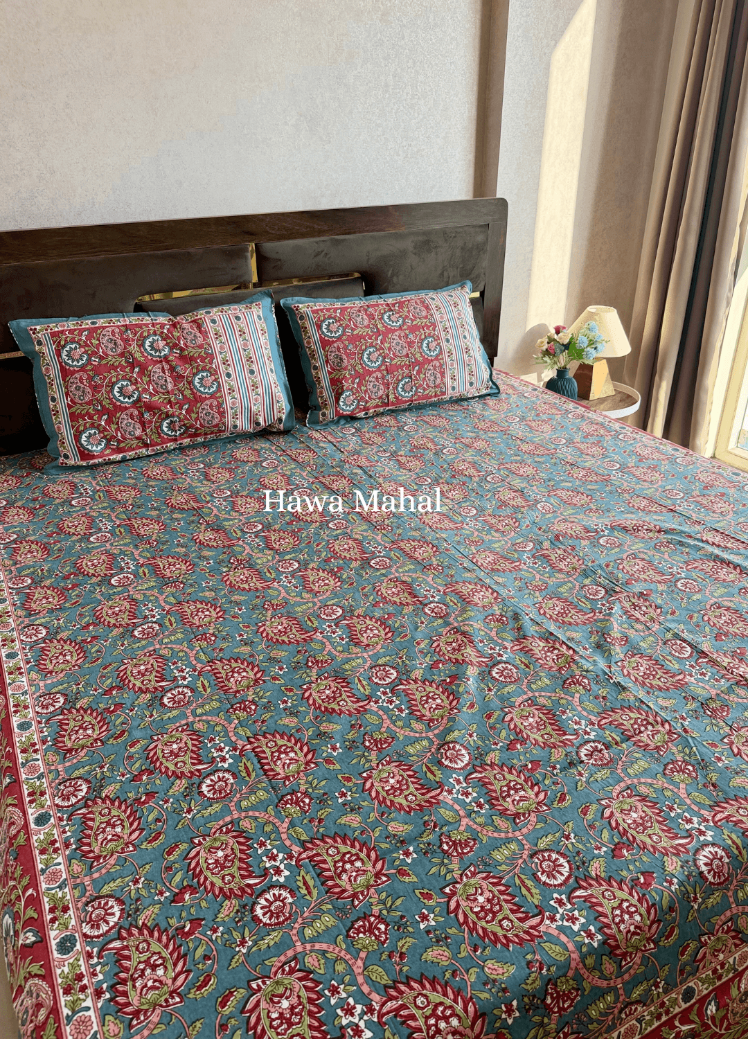 Rajputana Collection - Cotton Bedsheet with Pillow Covers (100 x 108 inches)