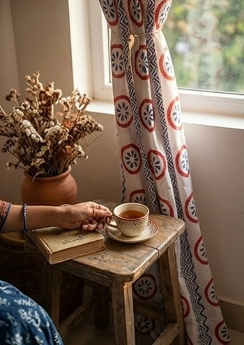 Quirky Collection -Hand Block Print Curtains