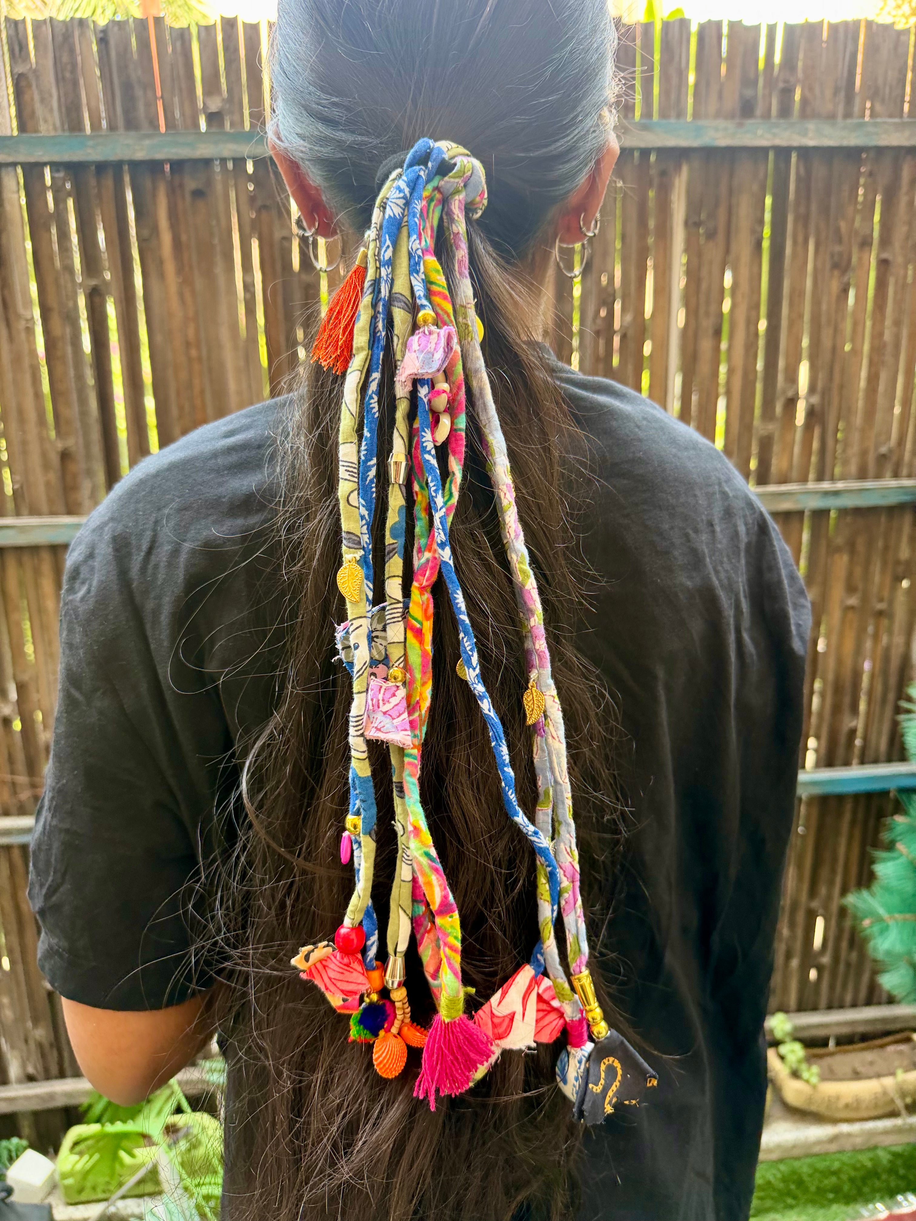 BOHO STRINGS - BLOCK PRINT HAIR PARANDI