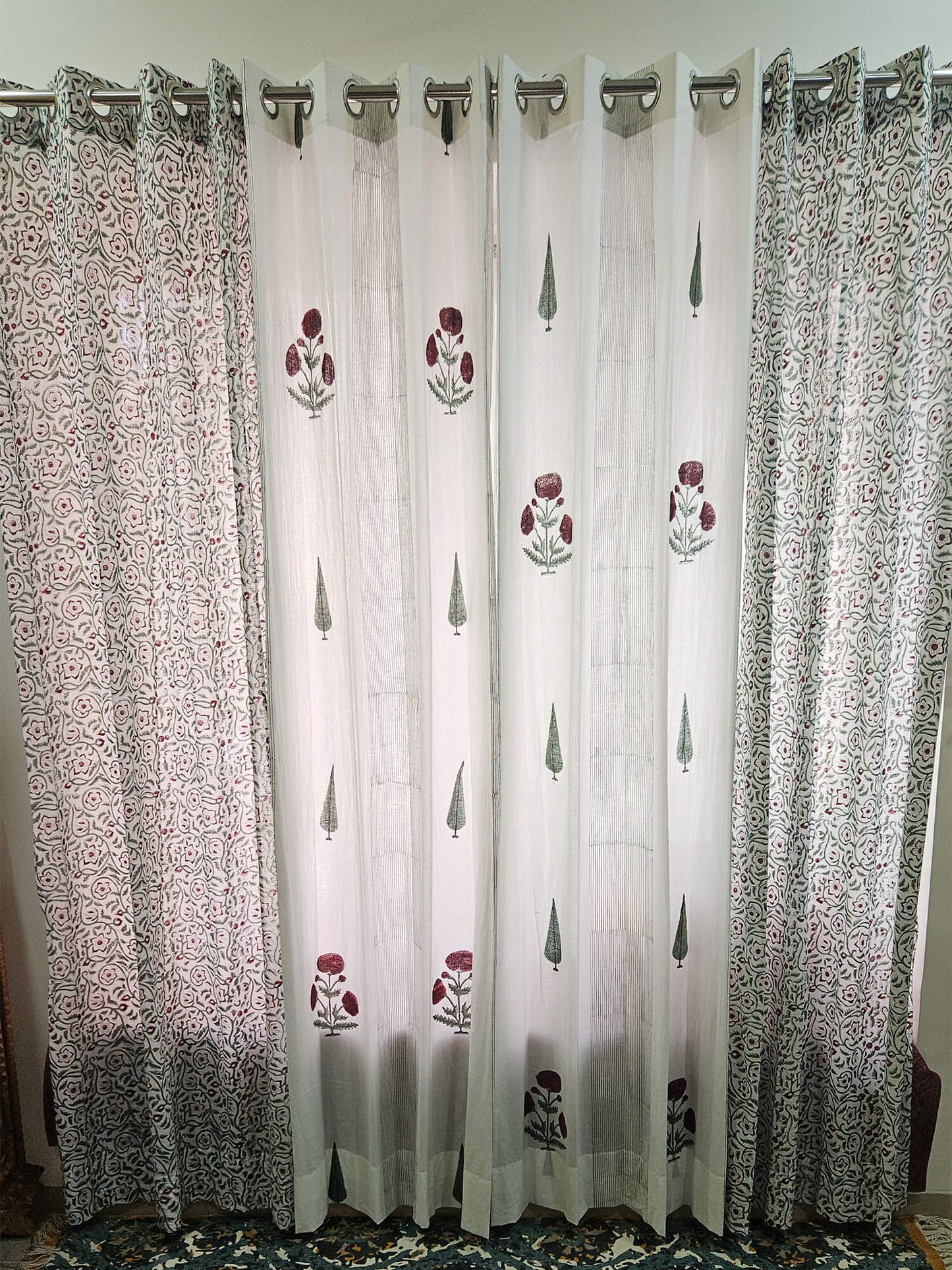 Khas Bagh Collection - Block Print curtains