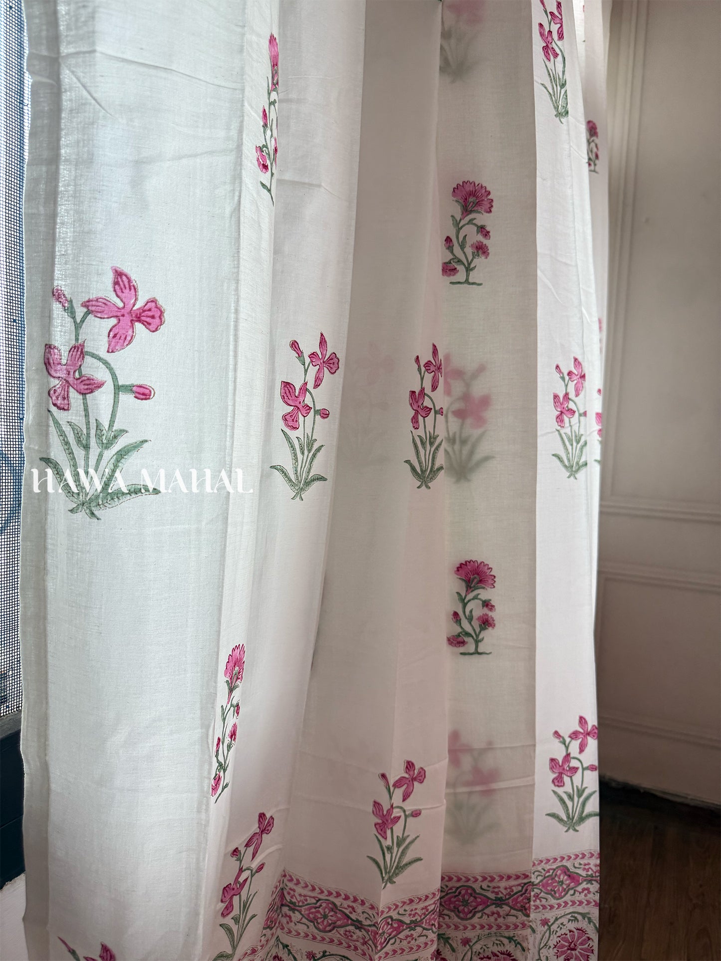 Mehek Bagh Collection Block Print Curtains