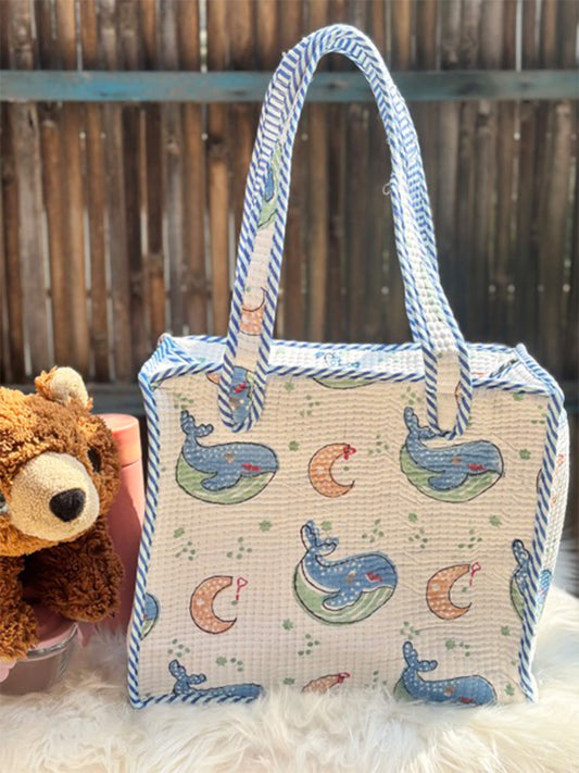 Kids Mini Tote Bag with Zip