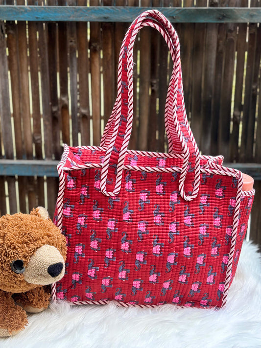 Kids Mini Tote Bag with Zip