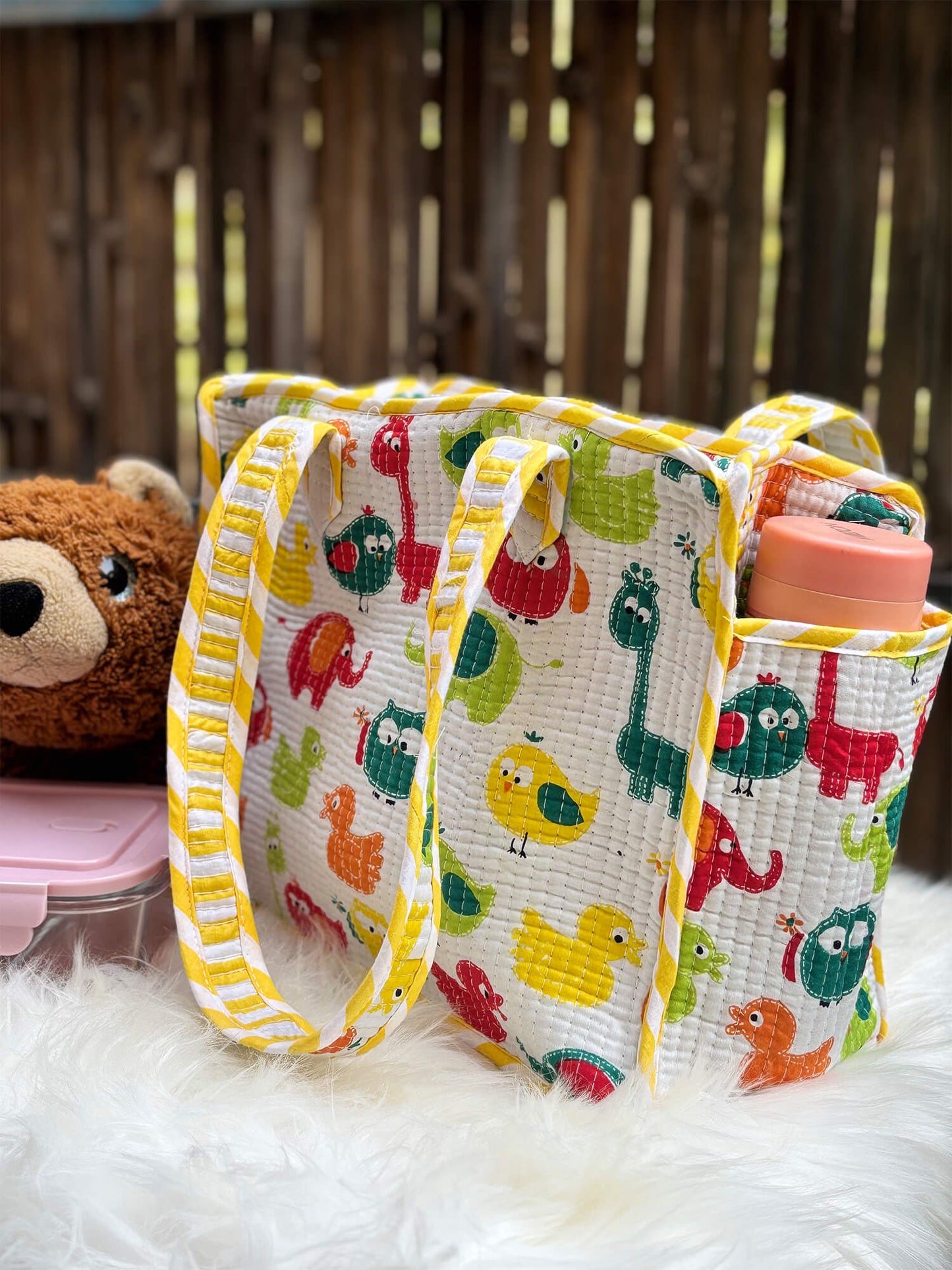 Kids Mini Tote Bag with Zip